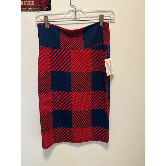 LulaRoe Cassie Straight Pencil Skirt Women’s Sz S Small Geometric Multicolor - Picture 3 of 6